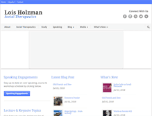 Tablet Screenshot of loisholzman.org